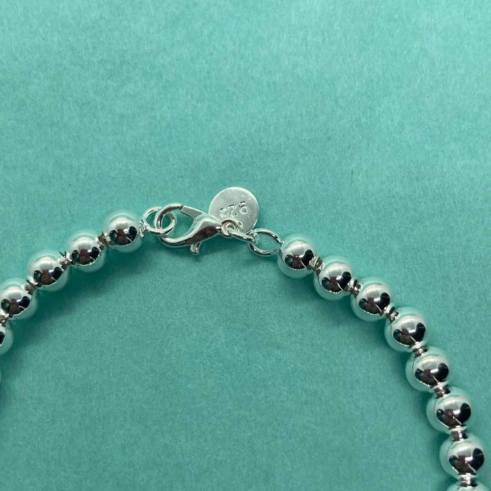 🌟 Sterling Silver Beads Bracelet